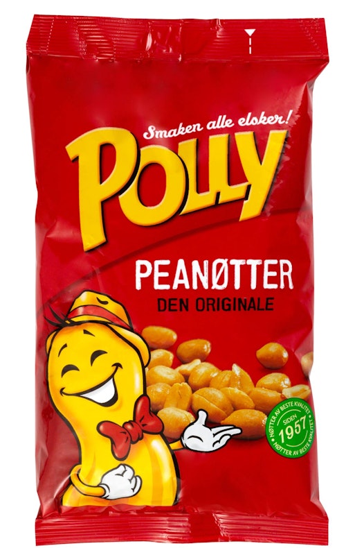 Bilde: © Polly / Kolonial.no Polly Polly Peanøtter 880 g