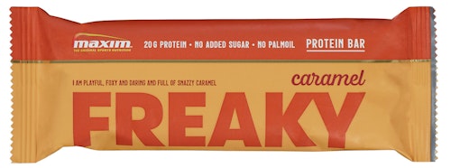 Bilde: © Maxim / Kolonial.no Maxim Maxim Freaky Caramel Proteinbar, 55 g