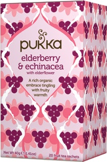 Bilde: © Pukka / Oda Pukka Elderberry & Echinacea Tea