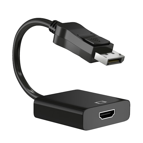 Bilde: © Clas Ohlson / Kolonial.no Clas Ohlson DisplayPort til HDMI-adapter 1 stk