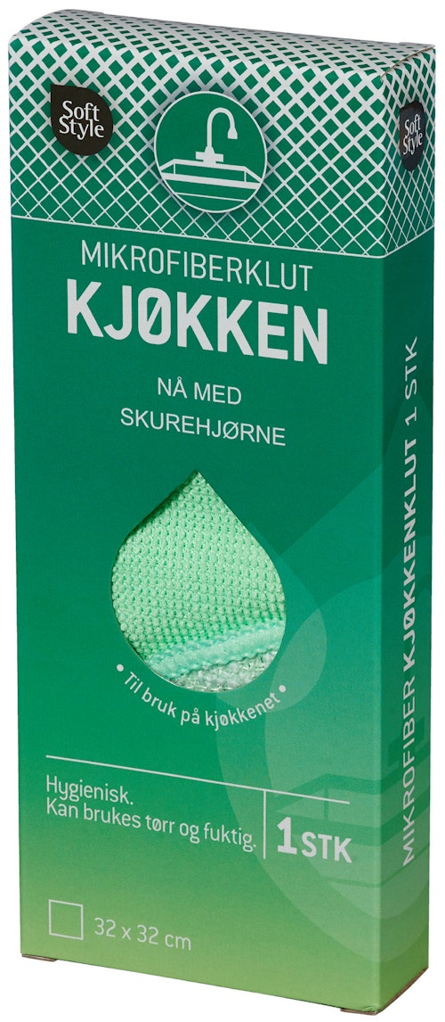 Bilde: © Soft Style / Kolonial.no Soft Style Kjøkkenklut Microfiber Assortert variant, 1 stk