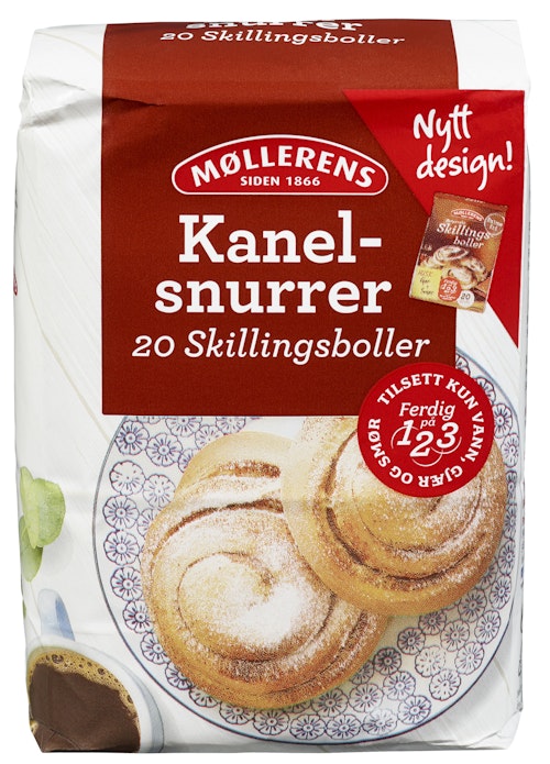 Bilde: © Møllerens / Kolonial.no Møllerens Kanelsnurrer 1 kg