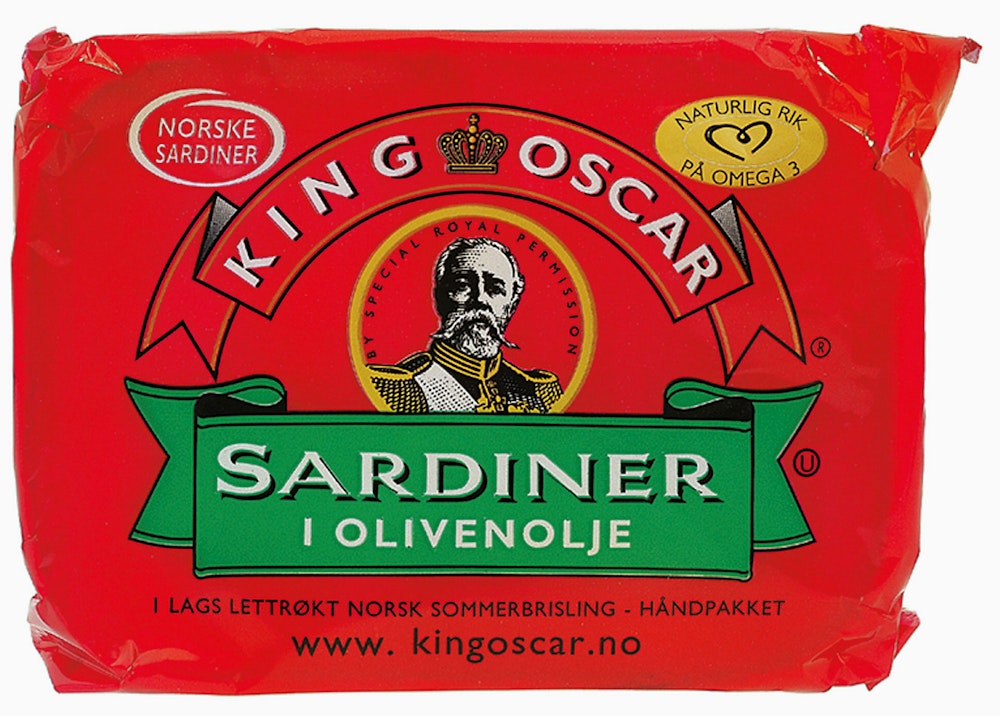 King Oscar Sardiner i Olje Ekstra Små