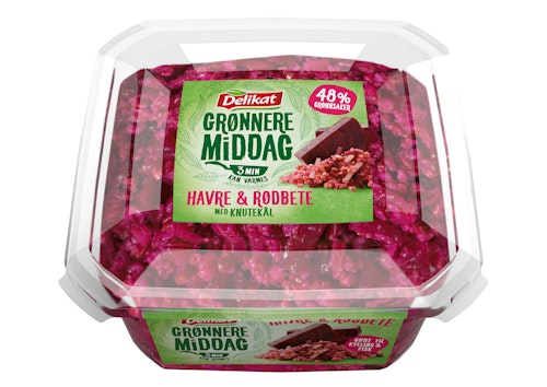 Bilde: © Delikat / Kolonial.no Delikat Delikat Havre & Rødbete 300 g