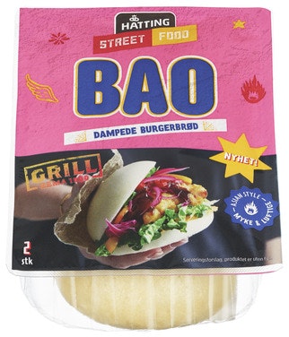 Bilde: © Hatting / Oda Hatting Bao Hamburgerbrød 160 g