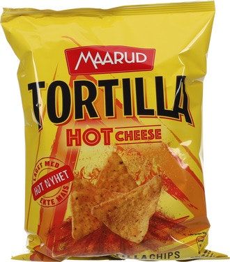 Bilde: © Maarud / Oda Maarud Tortilla Hot Cheese 150 g