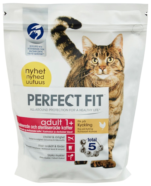 Bilde: © Perfect fit / Kolonial.no Perfect fit Adult Sterile Kylling 750 g
