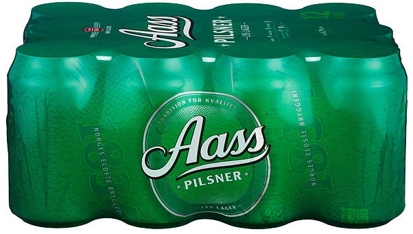 Aass Pilsner 12 x 0,33l, 3,96 l