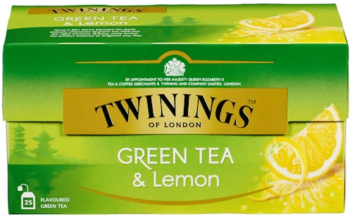 Bilde: © Twinings / Kolonial.no Twinings Twinings Grønn Te med Sitron 25 stk
