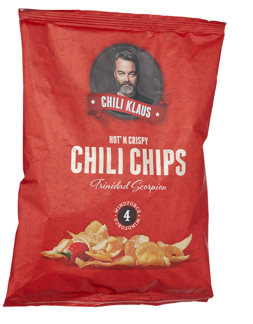 Bilde: © Chili Klaus / Oda Chili Klaus Chili Chips Vindstyrke 4