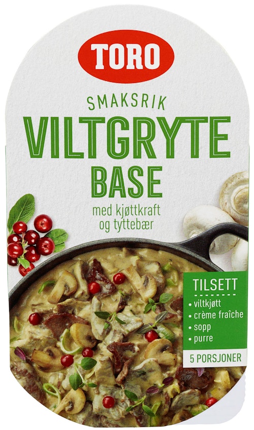 Bilde: © Toro / Kolonial.no Toro Smaksrik Viltgryte Base 123 g
