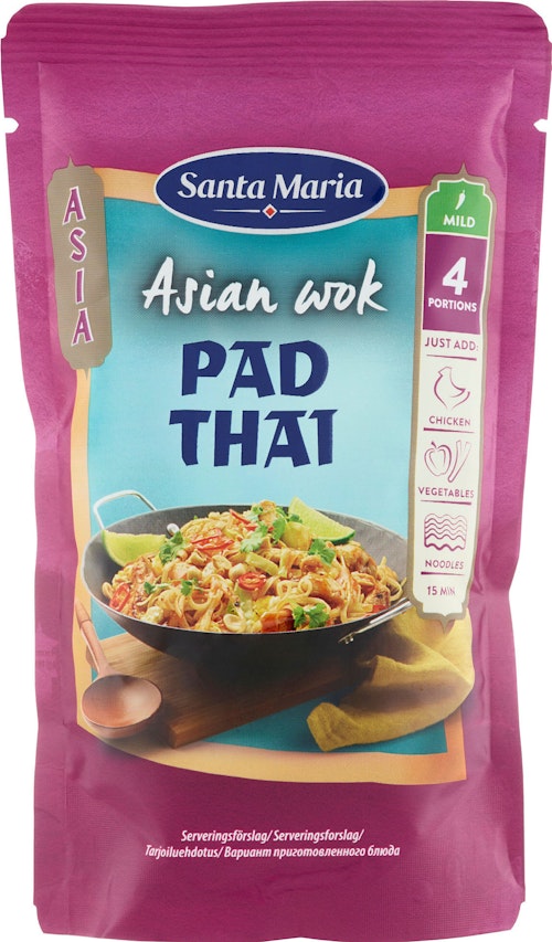 Bilde: © Santa Maria / Kolonial.no Santa Maria Pad Thai Wok 150 g