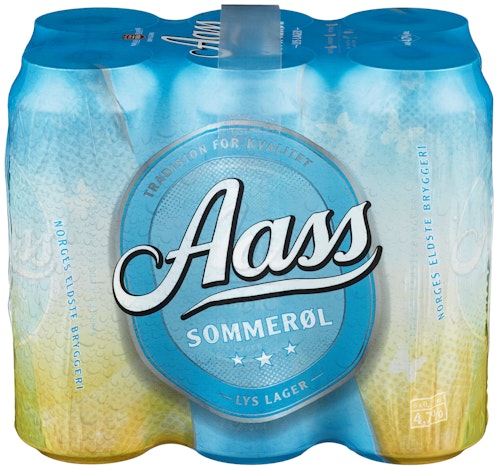 Bilde: © Aass Bryggeri / Oda Aass Bryggeri Aass Sommerøl 6 x 0,5l, 3 l