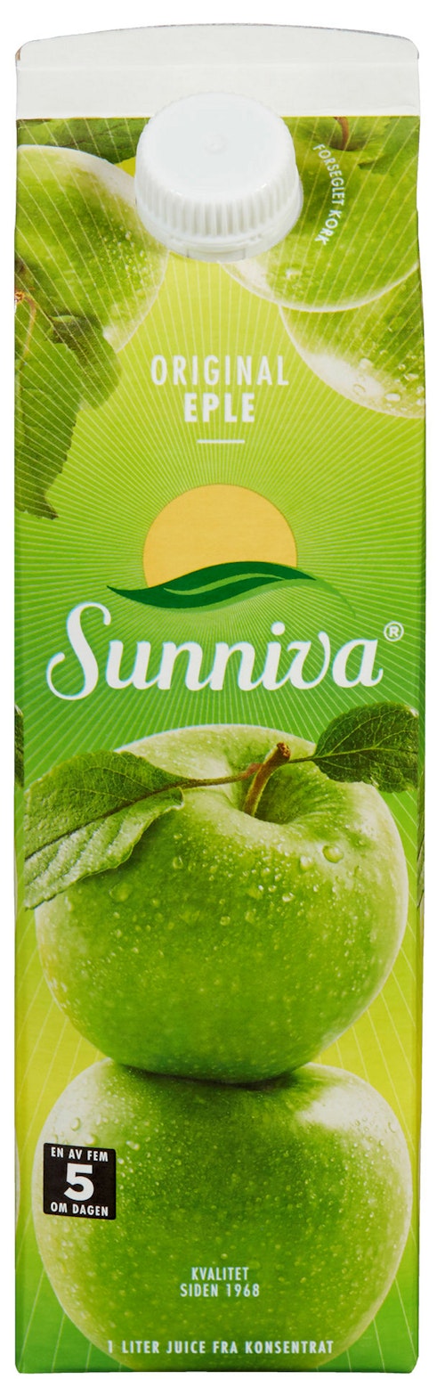 Bilde: © Sunniva / Kolonial.no Sunniva Orginal Eplejuice 1 l