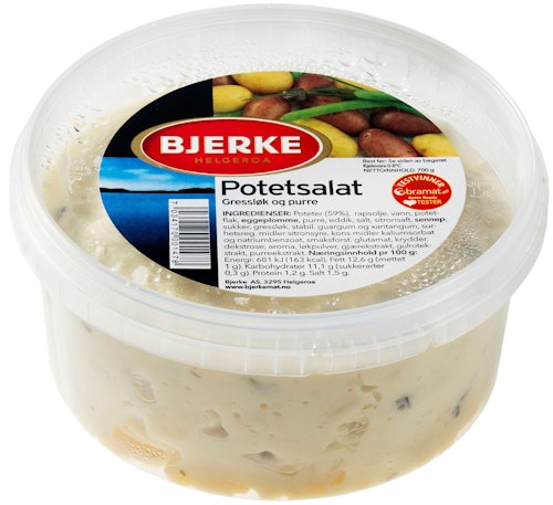 Bilde: © Bjerke Spekemat / Oda Bjerke Spekemat Potetsalat 700 g