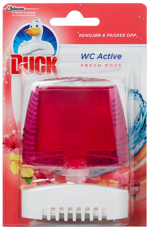 Bilde: © Wc Duck / Oda Wc Duck Fresh Rose Toalettblokk 1 stk