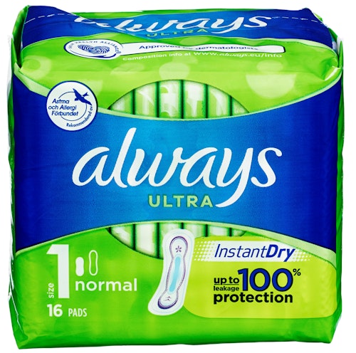 Bilde: © Always / Kolonial.no Always Always Ultra Normal 16 stk