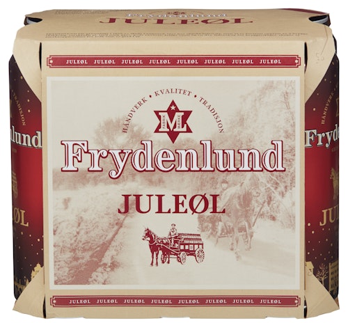 Bilde: © Frydenlund / Kolonial.no Frydenlund Frydenlund Juleøl 6 x 0,5l, 3 l