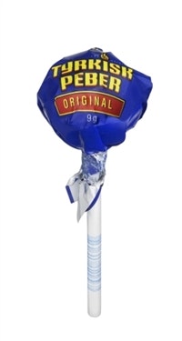 Bilde: © Fazer / Kolonial.no Fazer Tyrkisk Peber Lollipop Original 1 stk