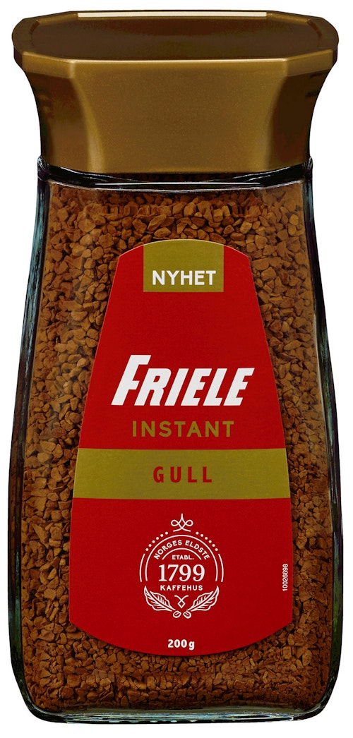 Bilde: © Friele / Kolonial.no Friele Friele Instant Gull Glass 200 g