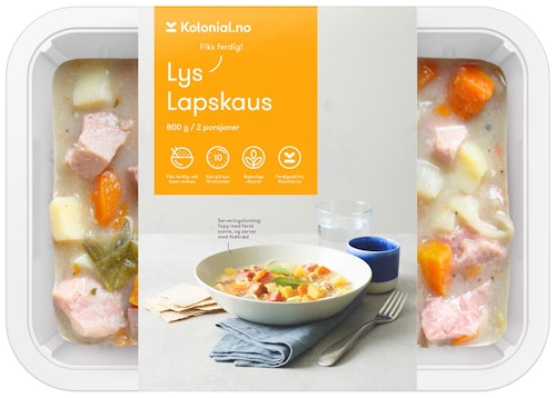 Bilde: © Gastro Kitchen / Kolonial.no Gastro Kitchen Lys Lapskaus Fiks ferdig, 2 Porsjoner, 800 g