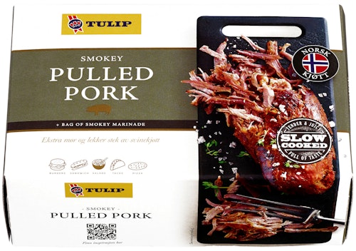 Bilde: © Tulip / Kolonial.no Tulip Smokey Pulled Pork 550 g