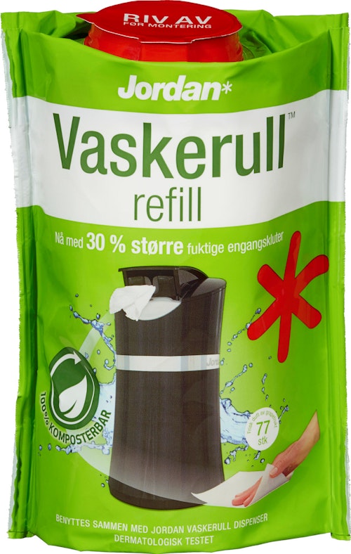Bilde: © Jordan / Oda Jordan Vaskerull Refill 77 stk