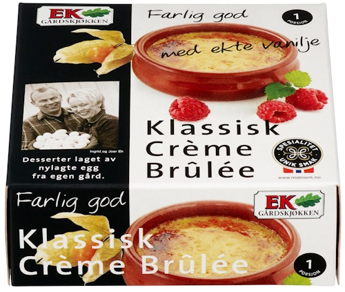 Bilde: © Ek Gårdskjøkken / Oda Ek Gårdskjøkken Crème Brûlée