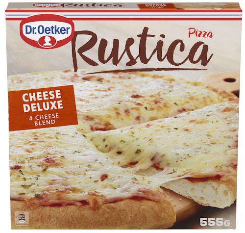 Bilde: © Dr. Oetker / Oda Dr. Oetker Pizza Rustica 4 Cheese 555 g