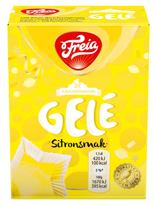 Bilde: © Freia / Kolonial.no Freia Sitrongele 125 g