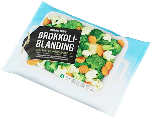 Bilde: © REMA 1000 / Kolonial.no REMA 1000 Brokkoliblanding 500 g