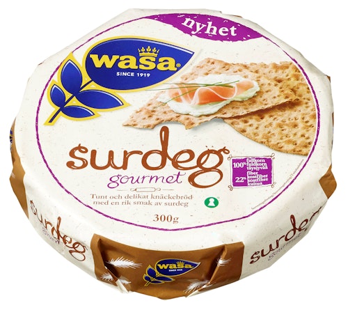 Bilde: © Wasa / Kolonial.no Wasa Surdeg Gourmet 300 g