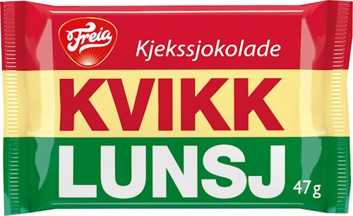Bilde: © Freia / Oda Freia Kvikk Lunsj 47 g