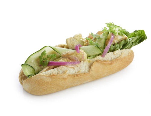 Bilde: © Picnic / Oda Picnic Nysmurt Baguette Kylling Curry 248 g