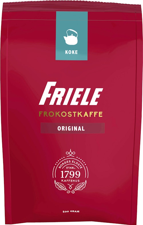 Bilde: © Friele / Kolonial.no Friele Frokostkaffe Kokemalt, 500 g