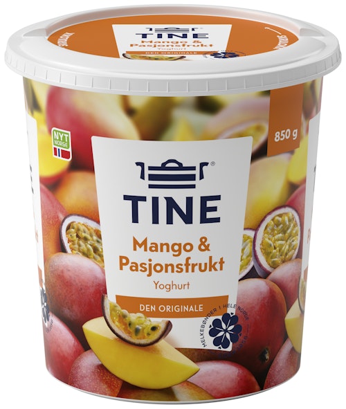 Bilde: © Tine / Oda Tine Yoghurt Mango & Pasjon