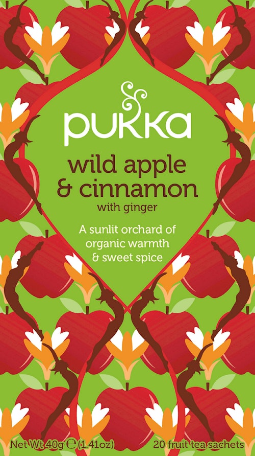 Bilde: © Pukka / Kolonial.no Pukka Wild Apple & Cinnamon 20 stk