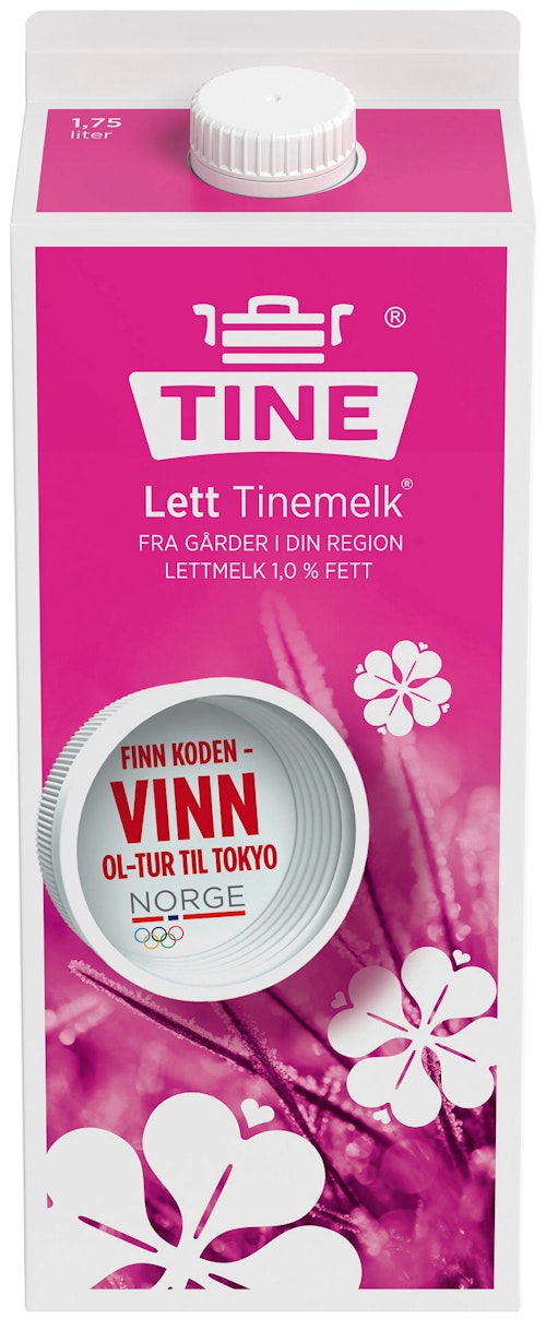 Bilde: © Tine / Kolonial.no Tine TineMelk Lett 1,75 l