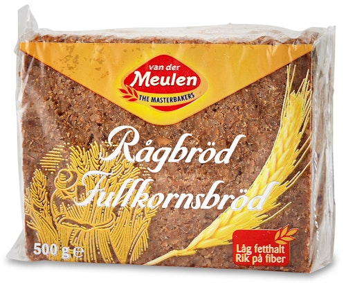 Bilde: © Van Der Meulen / Kolonial.no Van Der Meulen Rugbrød 500 g