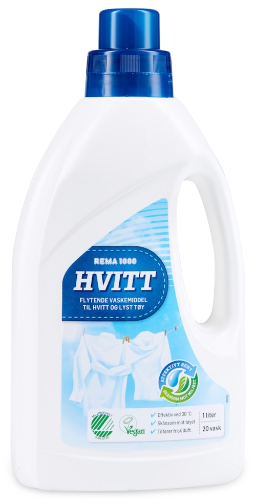 Bilde: © REMA 1000 / Oda REMA 1000 Flytende Vask Hvitt 1 l