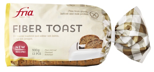 Bilde: © Fria / Kolonial.no Fria Fiberbrød Glutenfri, 500 g
