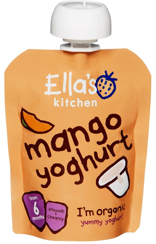 Ella's Kitchen Frukt Yoghurt Mango Fra 6 mnd, 90 g