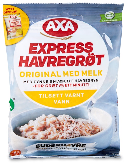 Bilde: © AXA / Oda AXA Havregrøt Med Melk