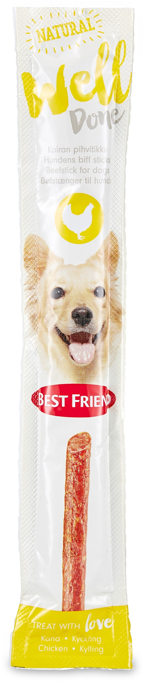 Bilde: © Best Friend / Kolonial.no Best Friend Welldone Kylling Snack til Hund 15 g