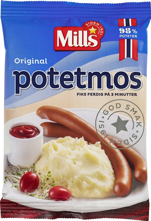 Bilde: © Mills / Oda Mills Potetmos Vanlig 90 g