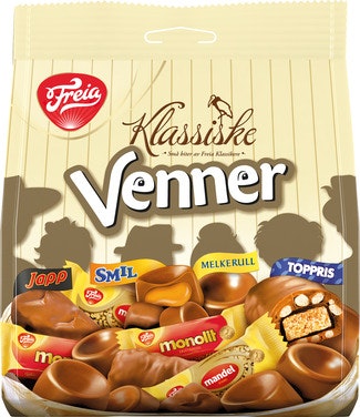 Bilde: © Freia / Oda Freia Klassiske Venner 240 g