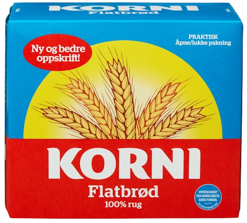 Bilde: © Kavli / Kolonial.no Kavli Korni Flatbrød 275 g