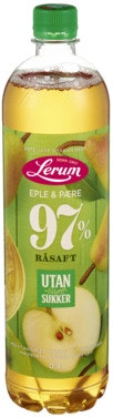 Lerum Eple & Pæresaft Uten Tilsatt Sukker