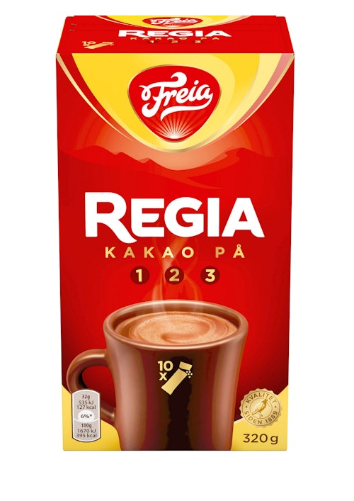 Bilde: © Freia / Kolonial.no Freia Sjokoladedrikk 10 porsjonspakker, 320 g
