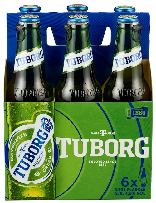 Bilde: © Tuborg / Oda Tuborg Tuborg 3G 6 x 0,33l, 1,98 l